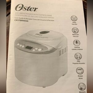Oster Silver Bread Maker with Express Bake